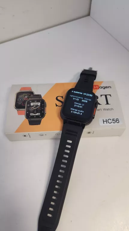 SMARTWATCH HAGEN HC56 CZARNY