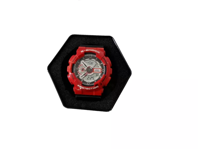 ZEGAREK MĘSKI CASIO G-SHOCK GA-110RD-4AER CZERWONO CZARNY
