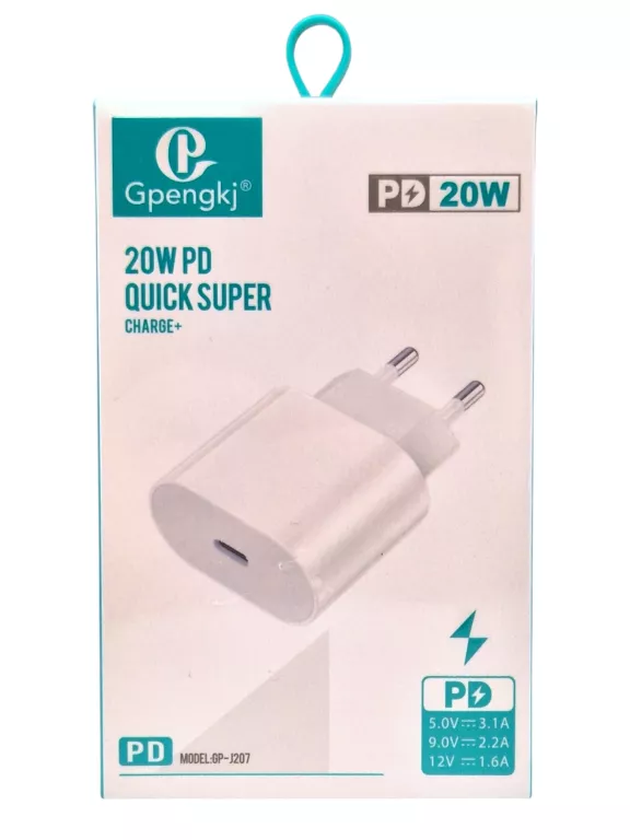 ŁADOWARKA SIECIOWA USB-C PD 20W