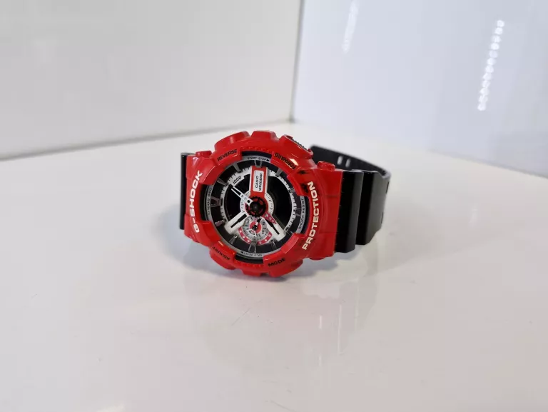 ZEGAREK MĘSKI CASIO G-SHOCK GA-110RD-4AER CZERWONO CZARNY