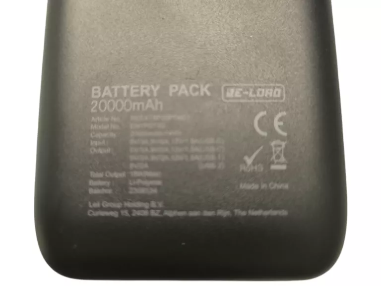 POWERBANK RELOAD 20000 MAH