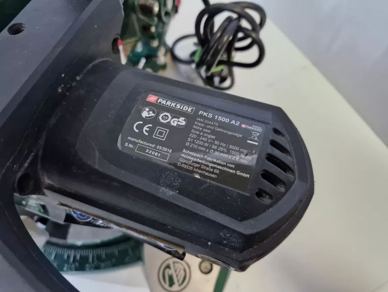 PARKSIDE PILARKA UKOSOWA Z LASEREM PKS 1500 A2 PIŁA