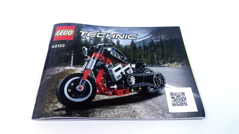 ZESTAW LEGO TECHNICS 42132 MOTOCYKL / PUDEŁKO / ZŁOŻONY