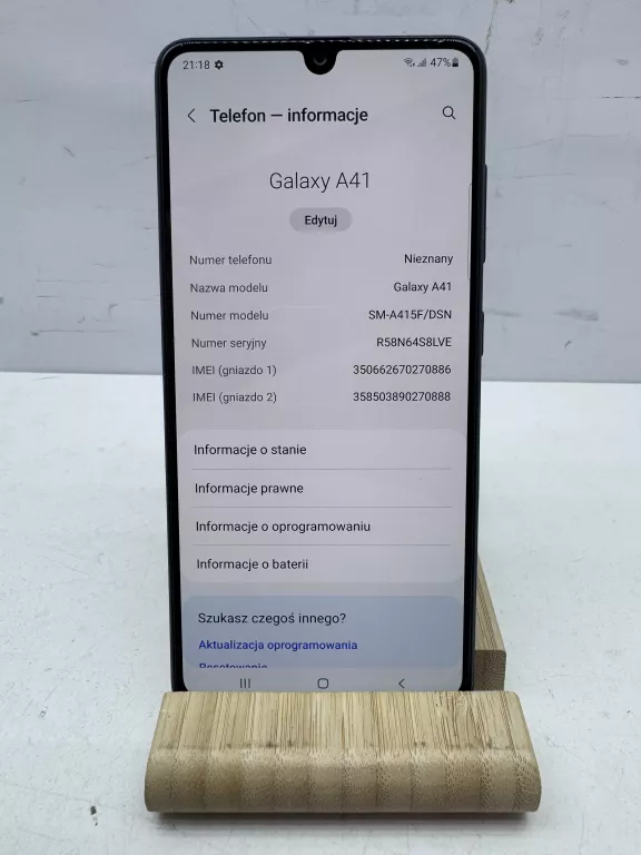 TELEFON SAMSUNG GALAXY A41 4GB/64GB