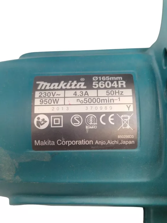 PIŁA PILARKA TARCZOWA MAKITA 5604R 165MM 950W