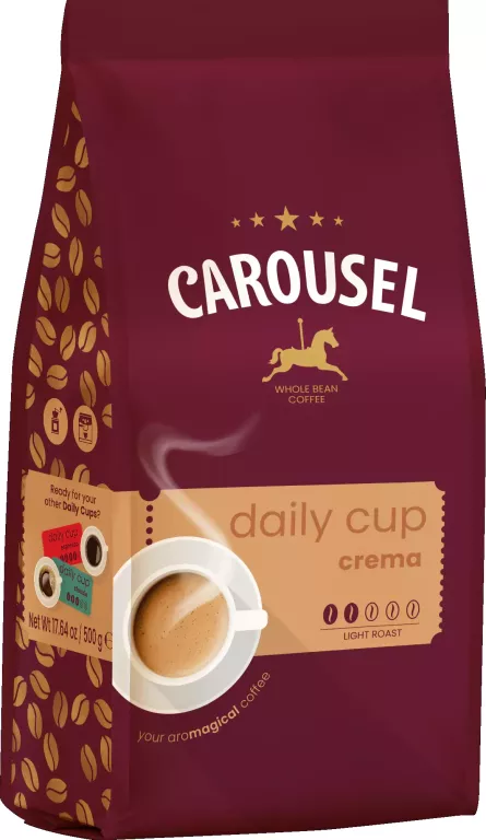 CAROUSEL COFFEE DAILY CUP CREMA KAWA ZIARNISTA 1KG