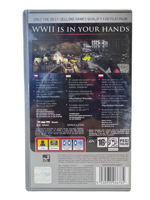 PSP MEDAL OF HONOR HEROES 2