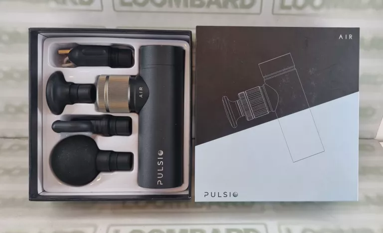 MINI PISTOLET DO MASAŻU PULSIO AIR Z ALUMINIOWYM KORPUSEM