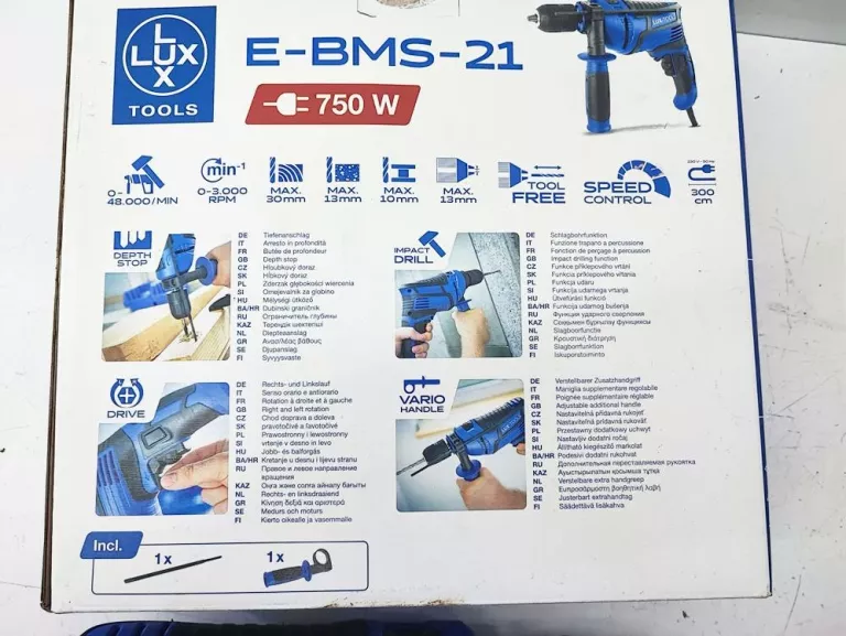 WIERTARKA UDAROWA LUX TOOLS E-BMS-21