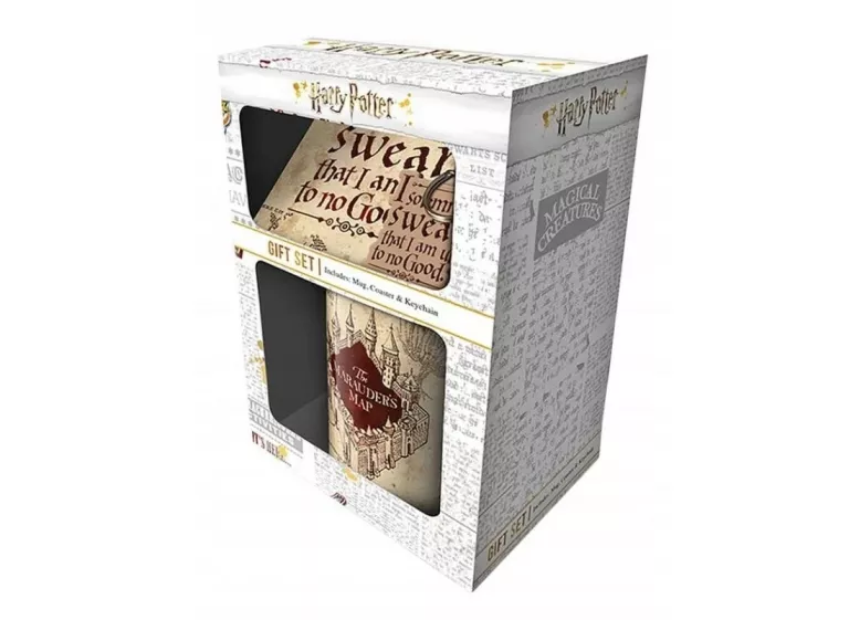 ZESTAW HARRY POTTER KUBEK PODKLADKA BRELOK