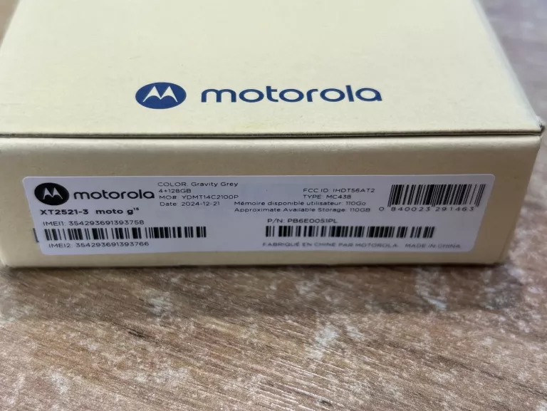 TELEFON MOTOROLA MOTO G15 128GB KOMPLET GWARANCJA//  PLUS