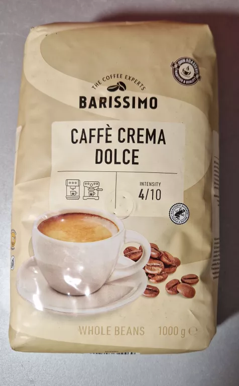 KAWA ZIARNISTA ARABICA BARISSIMO CAFFE CREMA 1000 G