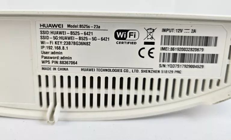 ROUTER HUAWEI B525S-23A + ANTENA