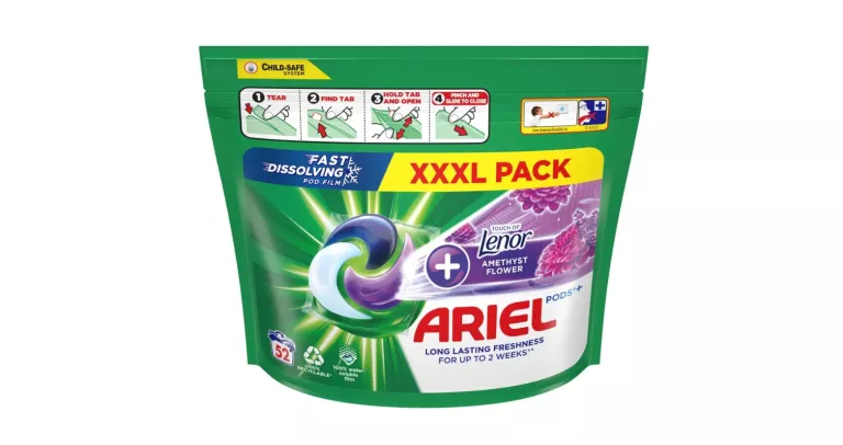 ARIEL ALLIN1 PODS + TOUCH OF LENOR AMETHYST FLOWER 52 KAPSUŁKI DO PRANIA