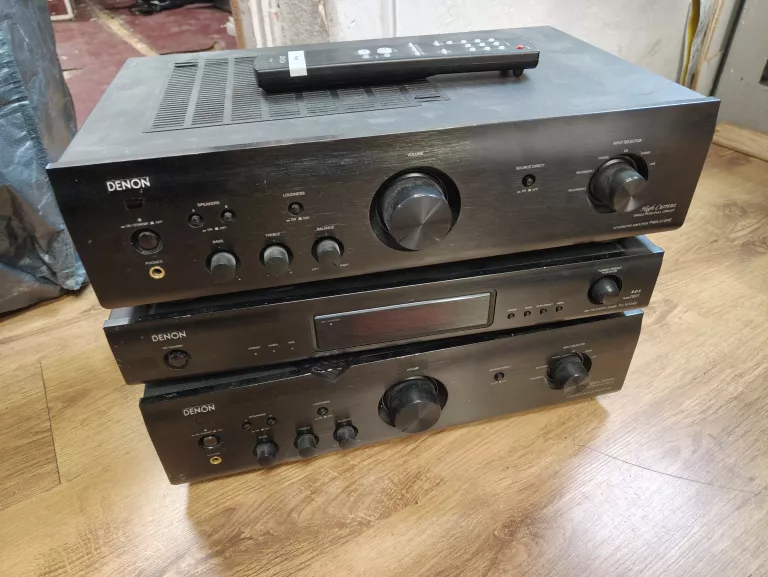 WIEŻA SEGMENT DENON 2X PMA-510AE + TU-1510AE + PILOT