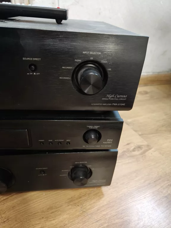 WIEŻA SEGMENT DENON 2X PMA-510AE + TU-1510AE + PILOT