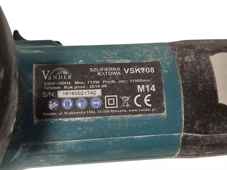 SZLIFIERKA VANDER VSK708