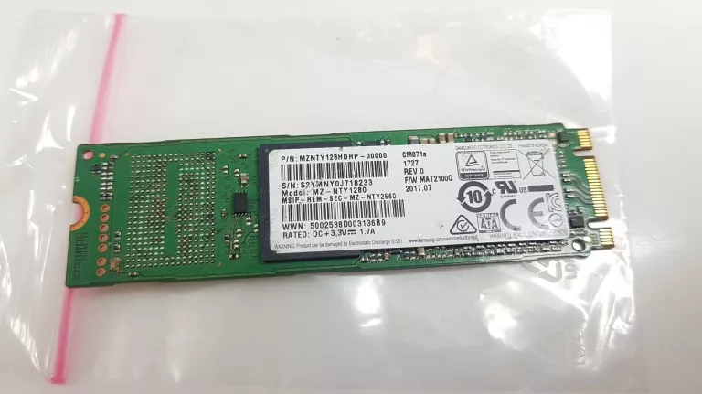 DYSK DO LAPTOPA SSD M.2 SATA 128 GB SAMSUNG CM871A