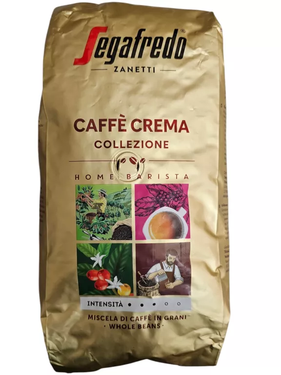 KAWA ZIARNISTA SEGAFREDO CAFFE CREMA COLLEZIONE 1KG HOME BARISTA