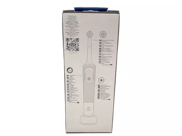 ELEKTRYCZNA SZCZOTECZKA AKUMULATOROWA DO ZĘBÓW ORAL-B STARTER PACK