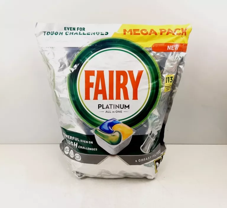 KAPSUŁKI DO ZMYWARKI FAIRY PLATINUM ALL IN ONE LEMON - 113 SZT