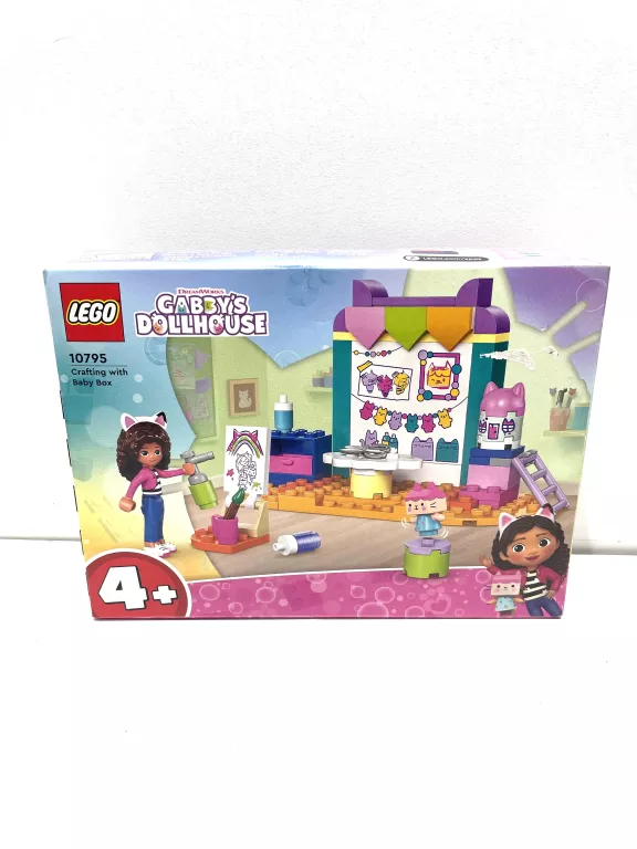 LEGO KOCI DOMEK GABI PRACE RĘCZNE Z TEKTURZĄTKIEM GABBYS DOLLLHOUSE ZESTAW