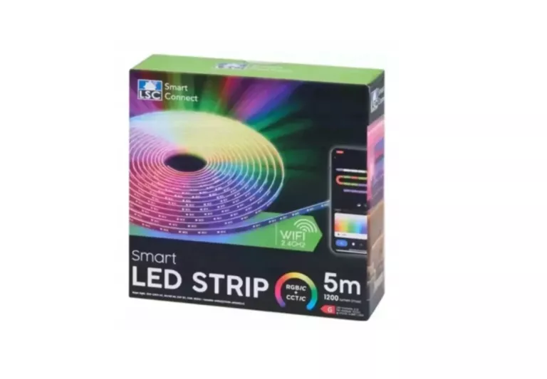 FLEXIBLE LED STRIP LSC TAŚMA LED 5 METRÓW FABRYCZNIE ZAPAKOWANE