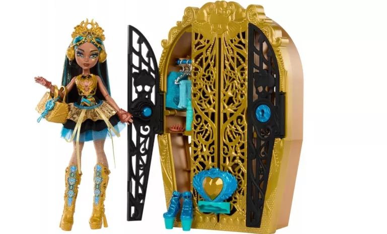 LALKA MONSTER HIGH STRASZYSEKRETY SERIA 4 POTWORNE ZAGADKI CLEO DE NILE