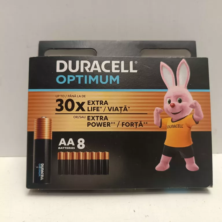 BATERIE ALKAICZNE DURACELL OPTIMUM AA LR6 8SZT