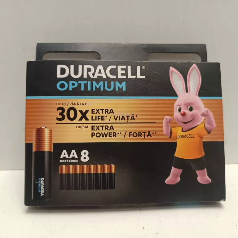 BATERIE ALKAICZNE DURACELL OPTIMUM AA LR6 8SZT