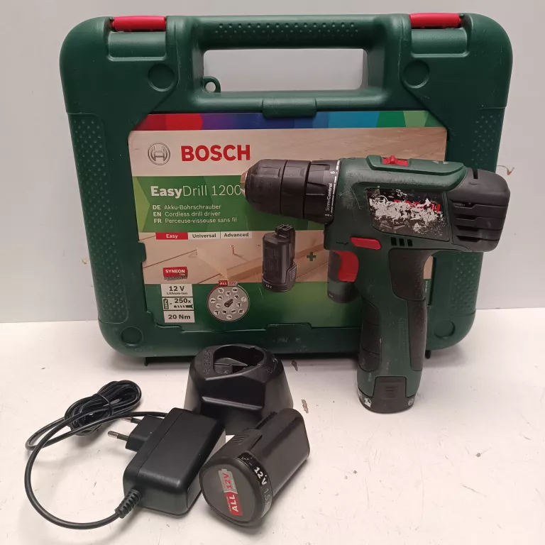 WKRĘTARKA BOSCH ZASILANIE AKUMULATOROWE 12 V EASYDRILL 1200 12V