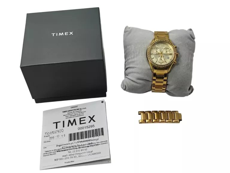 ZEGAREK DAMSKI TIMEX MIAMI TW2P66900 ZŁOTY