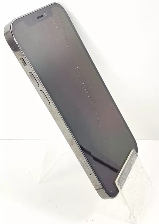 TELEFON APPLE IPHONE 12 PRO 256GB SILVER PĘKNIETY EKRAN