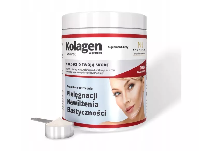SUPLEMENT DIETY NOBLE HEALTH PREMIUM WELLNESS KOLAGEN W PROSZKU 100G