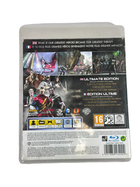 GRA INJUSTICE: GODS AMONG US ULTIMATE EDITION NA KONSOLĘ PLAYSTATION 3