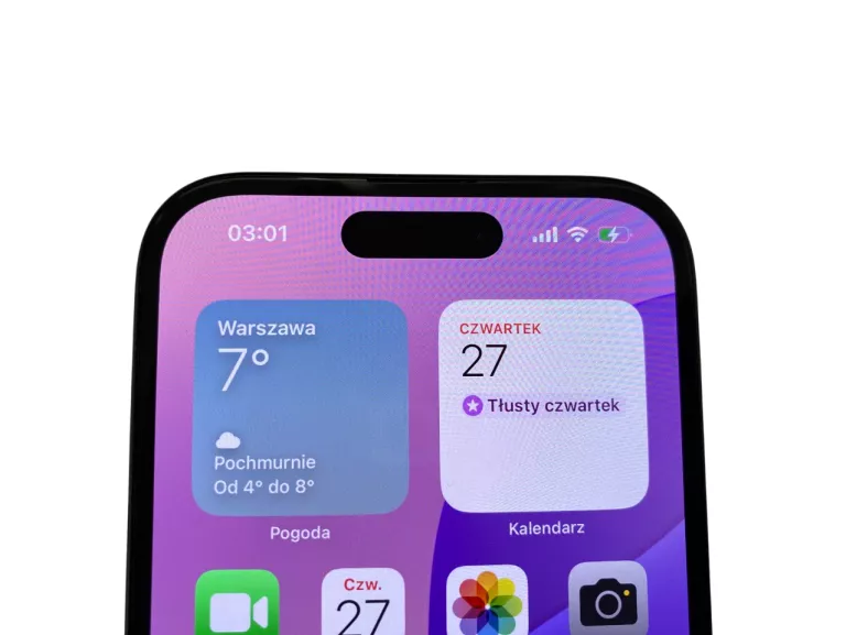 TELEFON APPLE IPHONE 15 5G 128GB 6.1" BAT.100% CZARNY GW.10.12.2025!