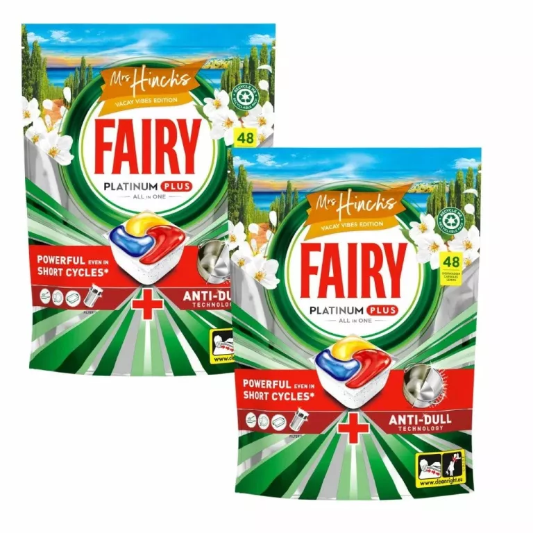 KAPSUŁKI DO ZMYWARKI FAIRY PLATINUM PLUS ANTI-DULL 48