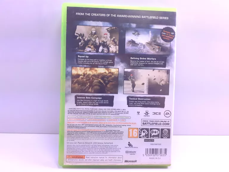 BATTLEFIELD BAD COMPANY 2 XBOX ONE/360