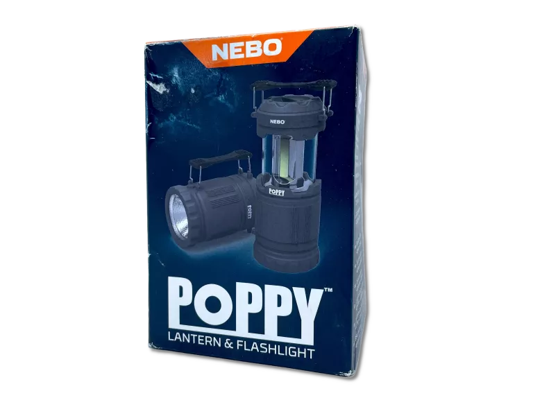 NEBO  LATARKA I LAMPA KEMPINGOWA LED - POPPY 120 LUMENÓW