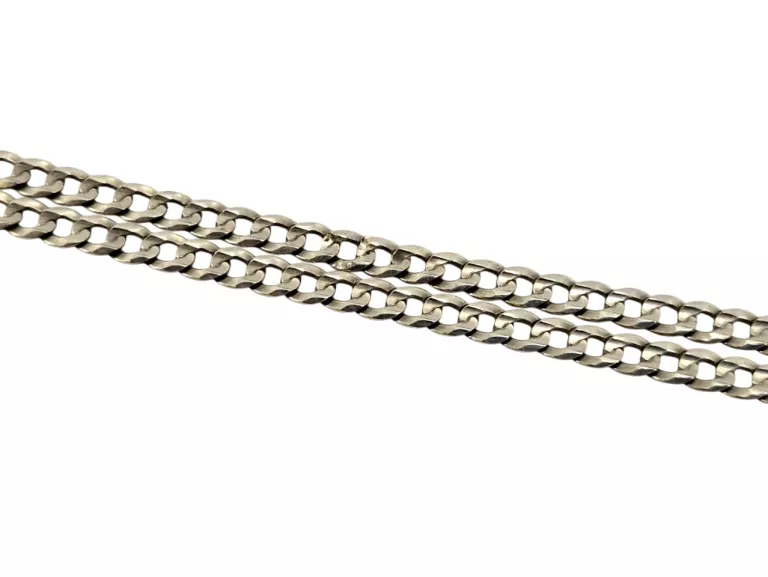 SREBRNY ŁAŃCUSZEK Z KRZYŻYKIEM 925 10,25 G 45 CM