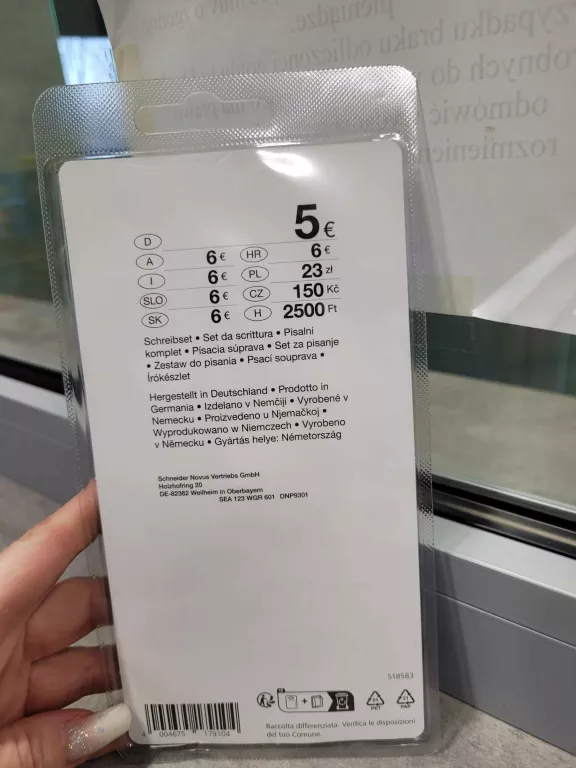 SCHNEIDER ZESTAW DO PISANIA - PIÓRO I KOREKTOR