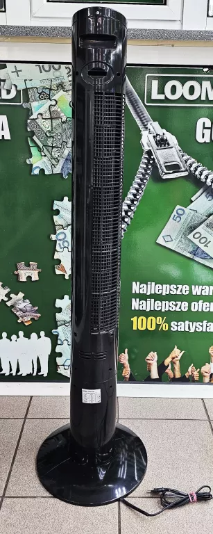 WENTYLATOR KOLUMNOWY EBERG TOWER FAN TORRE 120 CZARNY / BEZ PILOTA