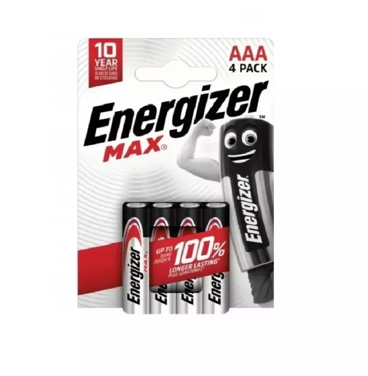 BATERIA ALKALICZNA ENERGIZER MAX AAA (R3) 4 SZT.