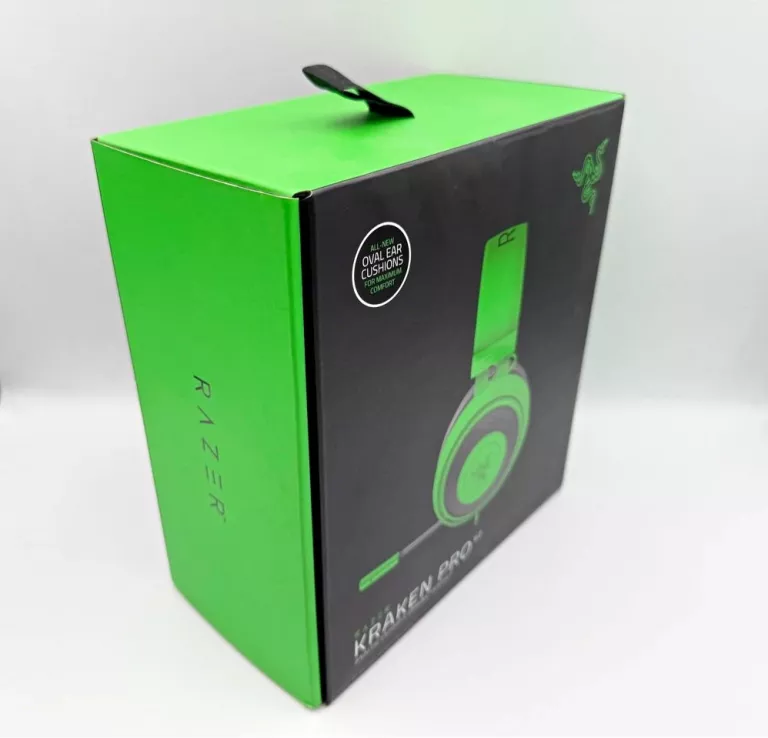 SŁUCHAWKI NAUSZNE RAZER KRAKEN PRO V2 GREEN OVAL