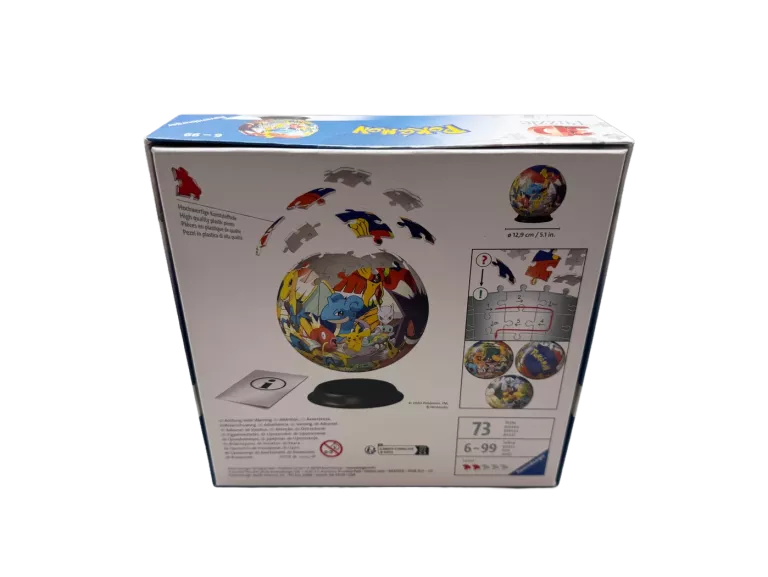 RAVENSBURGER PUZZLE 3D KULA: POKEMON 72 ELEM