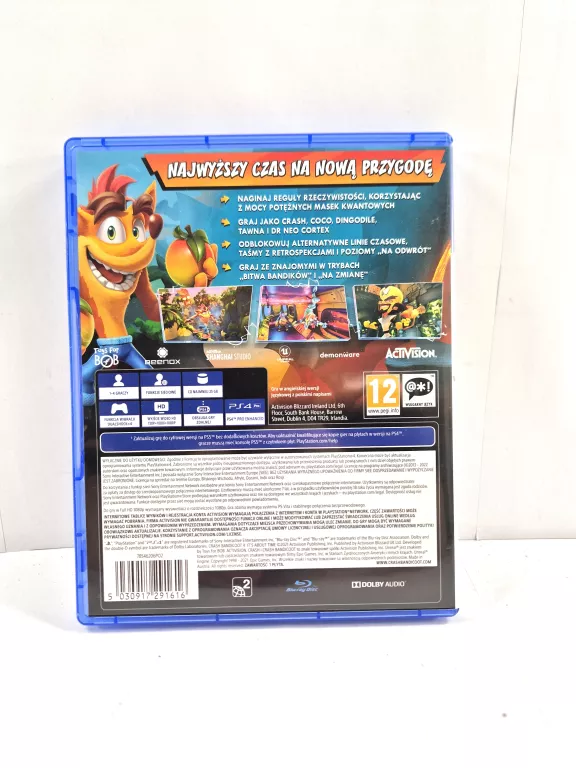 GRA NA PS4 CRASH BANDICOOT 4