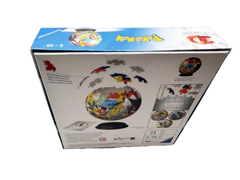 RAVENSBURGER PUZZLE 3D KULA: POKEMON 72 ELEM