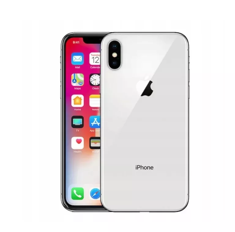 SMARTFON APPLE IPHONE X 3 GB / 64 GB 4G (LTE) SREBRNY OPIS!