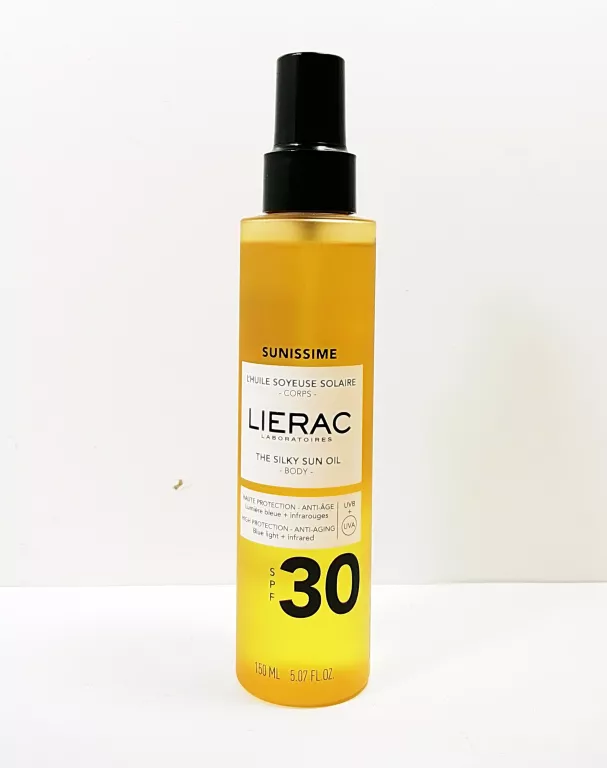 LIERAC SUNISSIME JEDWABISTY OLEJEK OCHRONNY DO CIAŁA SPF30 150ML