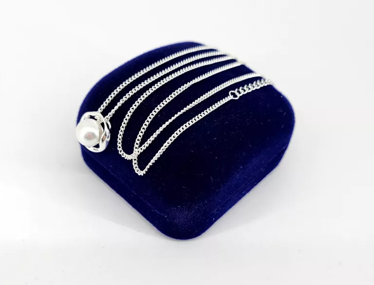 piekny-srebrny-lancuszek-z-perelka-308g-925-44cm-marka-226434-1704211